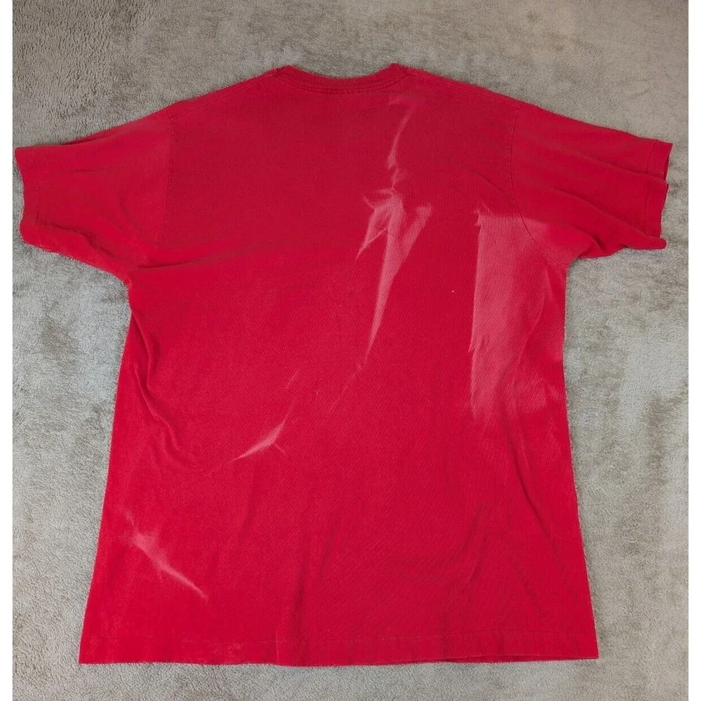 Vintage Fresno State University Bulldogs Red XL T-Shirt 1992 Single Stitch USA